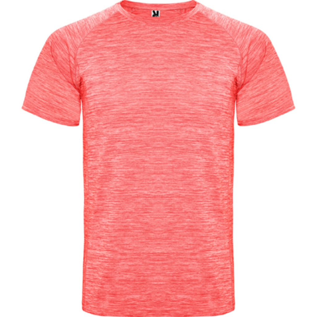 AUSTIN Спортивная футболка из полиэстерной ткани, цвет коралловый  размер S