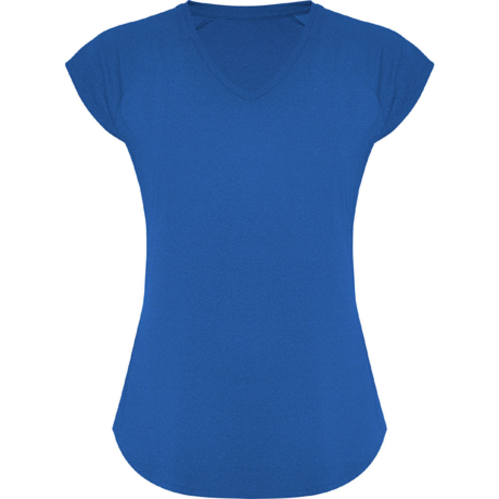 AVUS Жіноча спортивна футболка з коротким рукавом в стилі ranglan, колір королівський синій  розмір S