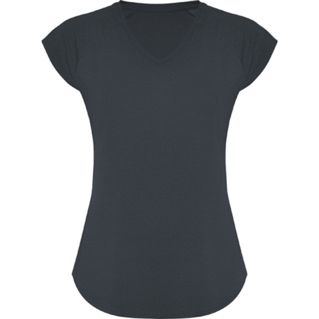 AVUS Жіноча спортивна футболка з коротким рукавом в стилі ranglan, колір графітовий  розмір S