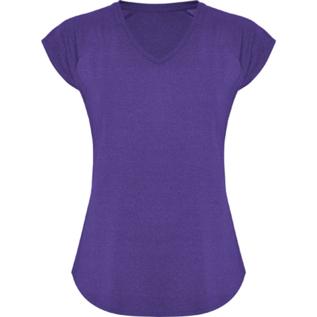 AVUS Жіноча спортивна футболка з коротким рукавом в стилі ranglan, колір ліловий  розмір S