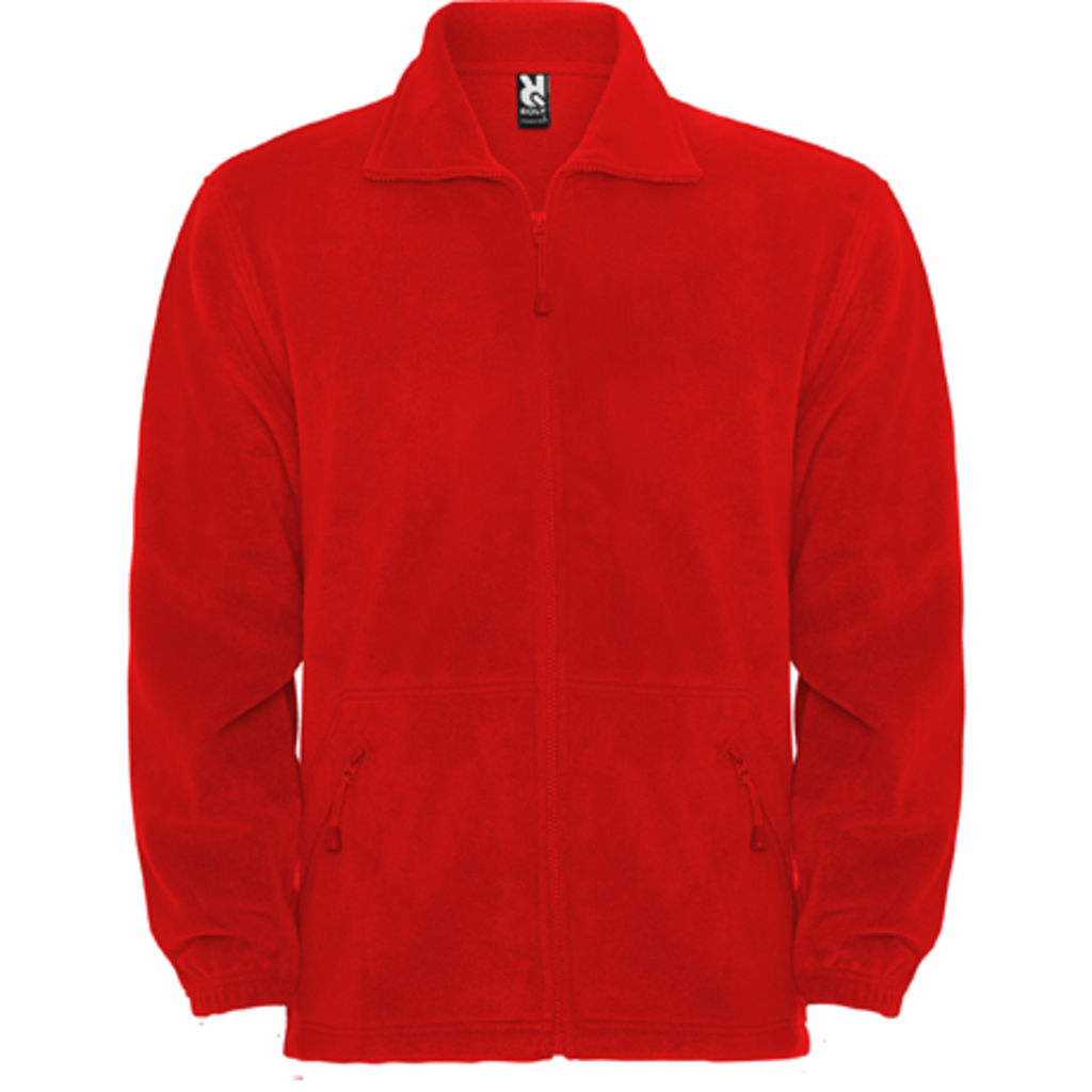 PIRINEO Флисовая куртка с высоким воротником-стойкой, цвет красный  размер XXXXL