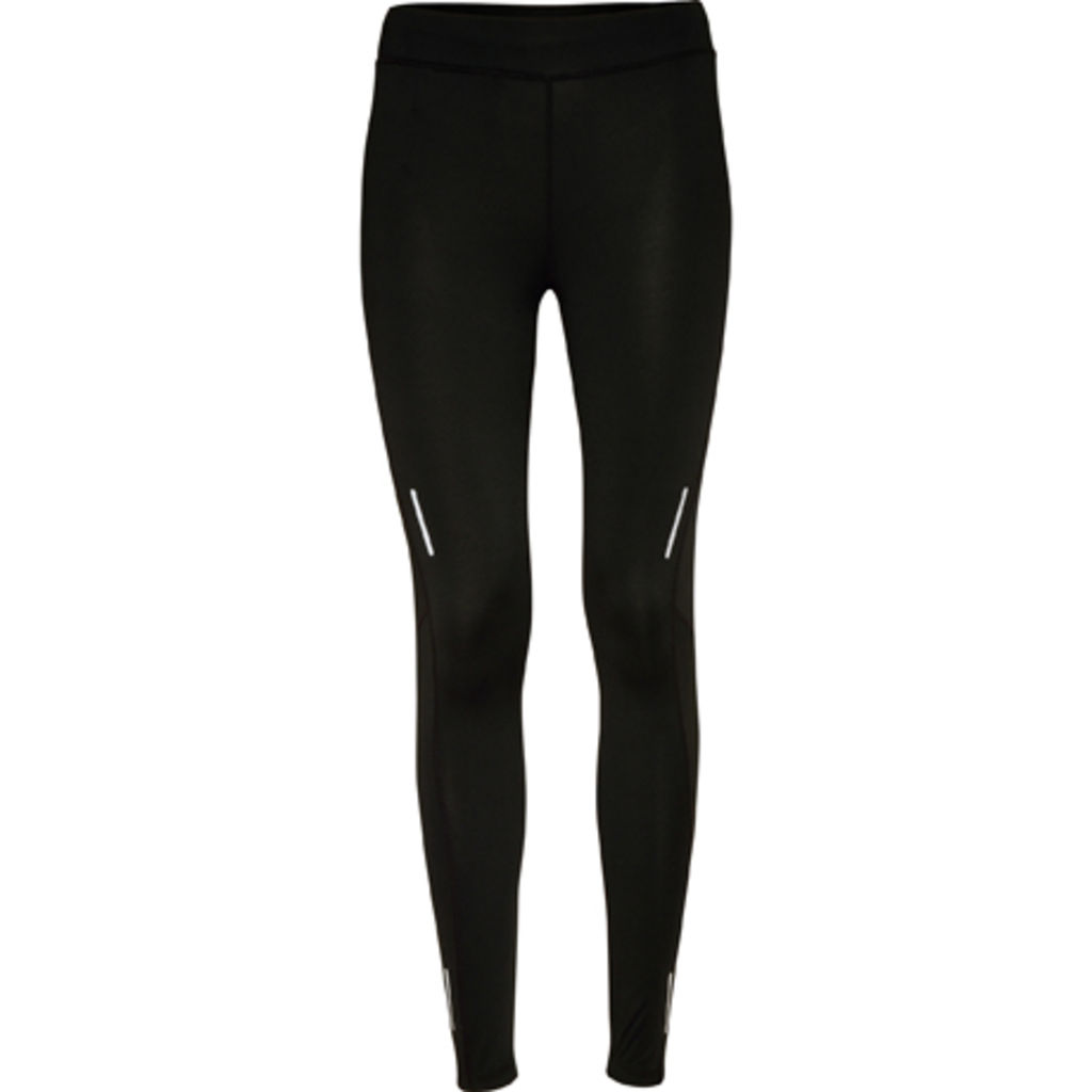 ADELAIDA Спортивные длинные женские тайтсы с эластичным поясом и внутренним поперечным шнуром для легкой регулировки, цвет черный  размер S