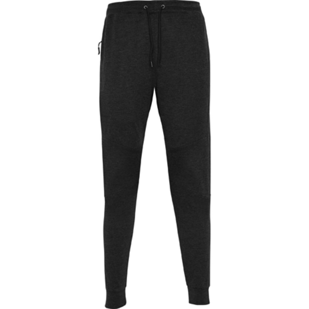CERLER Длинные брюки зауженного кроя с эластичным поясом, цвет черный  размер XL