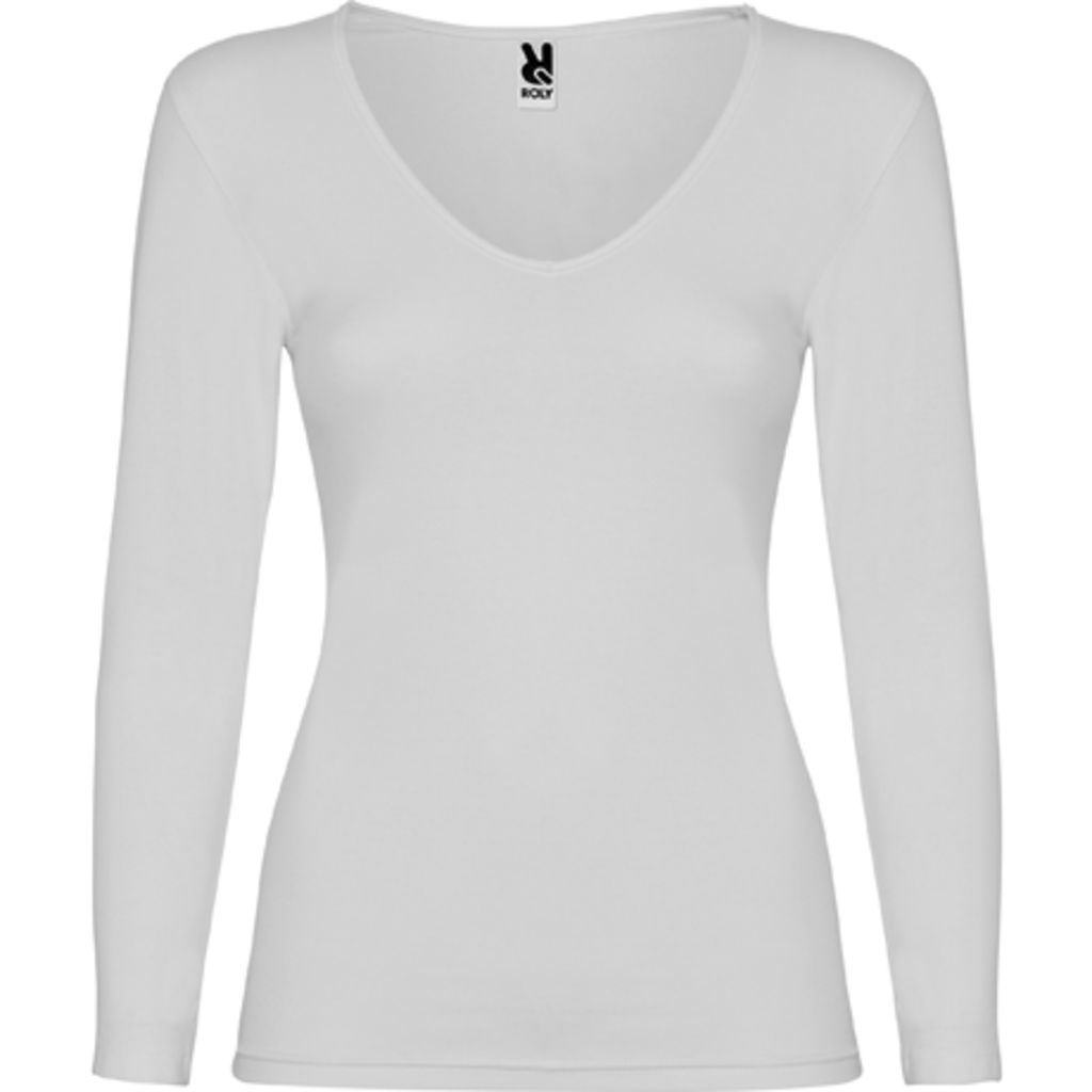 ZEN Нижняя женская футболка с длинным рукавом, цвет белый  размер S