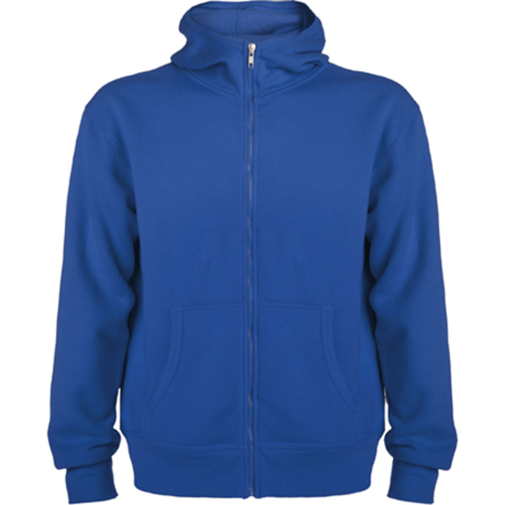 MONTBLANC Повсякденна худі-толстовка на застібці-блискавці, колір королівський синій  розмір S