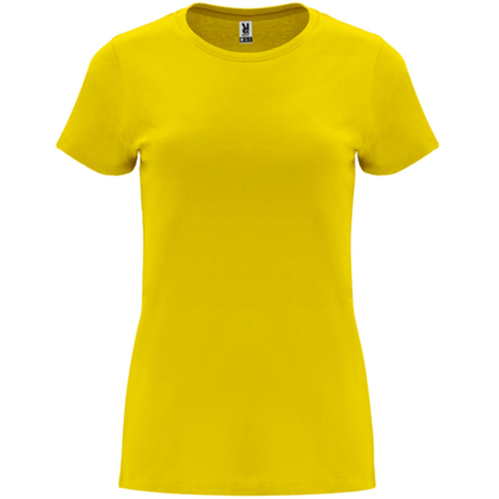 CAPRI Женская футболка с коротким рукавом, цвет желтый  размер S