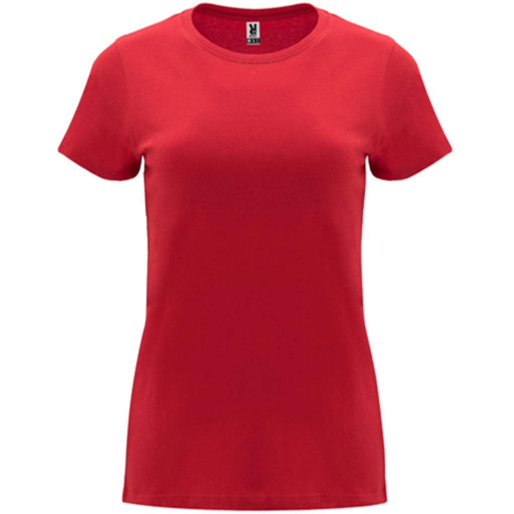 CAPRI Женская футболка с коротким рукавом, цвет красный  размер S