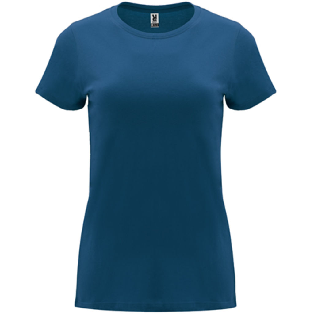 CAPRI Жіноча футболка з коротким рукавом, колір темно-синій  розмір 2XL