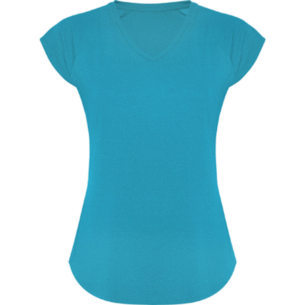 AVUS Жіноча спортивна футболка з коротким рукавом в стилі реглан, колір бірюзовий  розмір S
