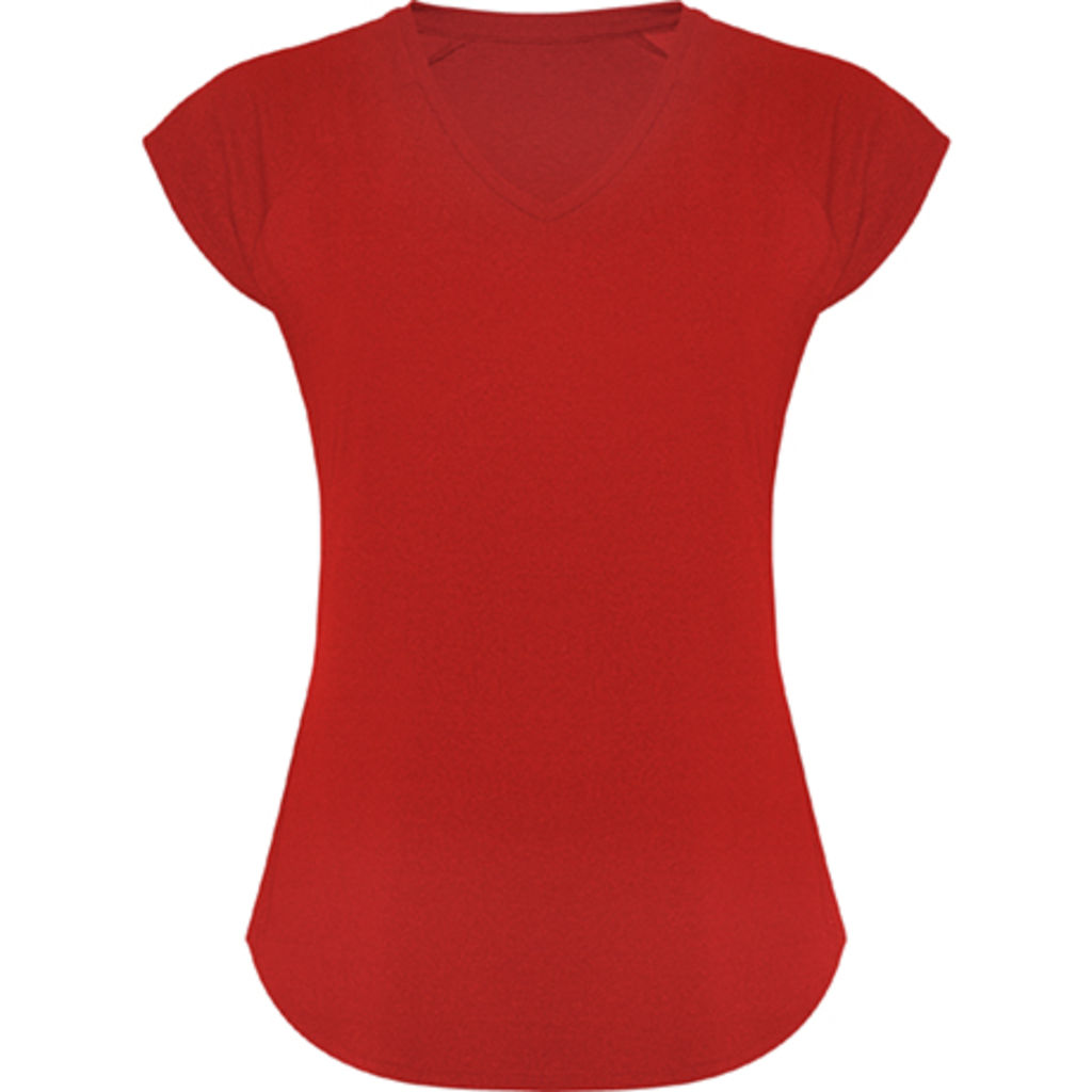 AVUS Жіноча спортивна футболка з коротким рукавом в стилі реглан, колір червоний  розмір S
