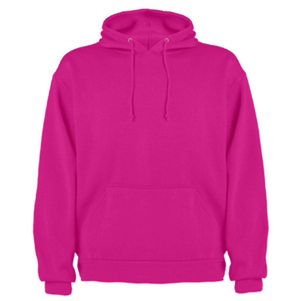 CAPUCHA Толстовка з капюшоном з кишенею типу кенгуру, колір яскраво-рожевий  розмір 3/4