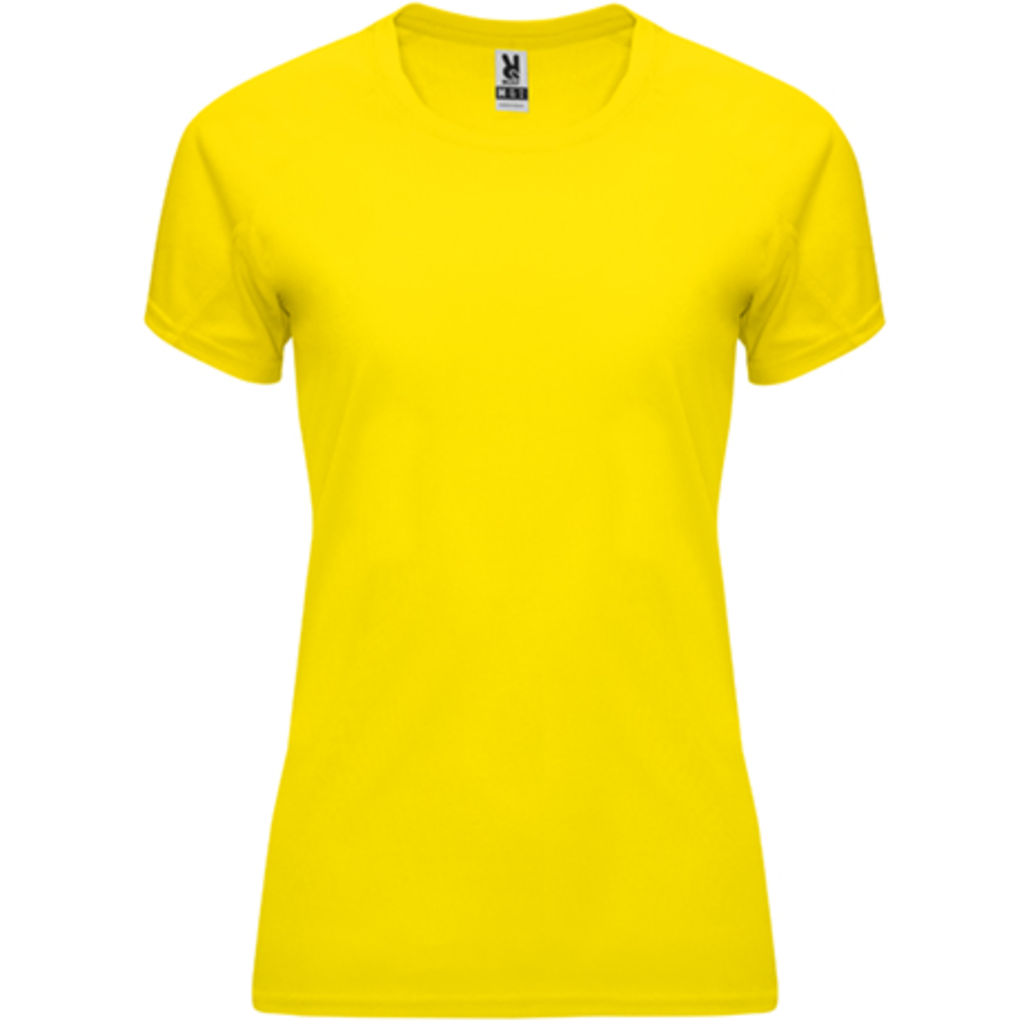 BAHRAIN WOMAN Женская футболка с коротким рукавом, цвет желтый  размер S
