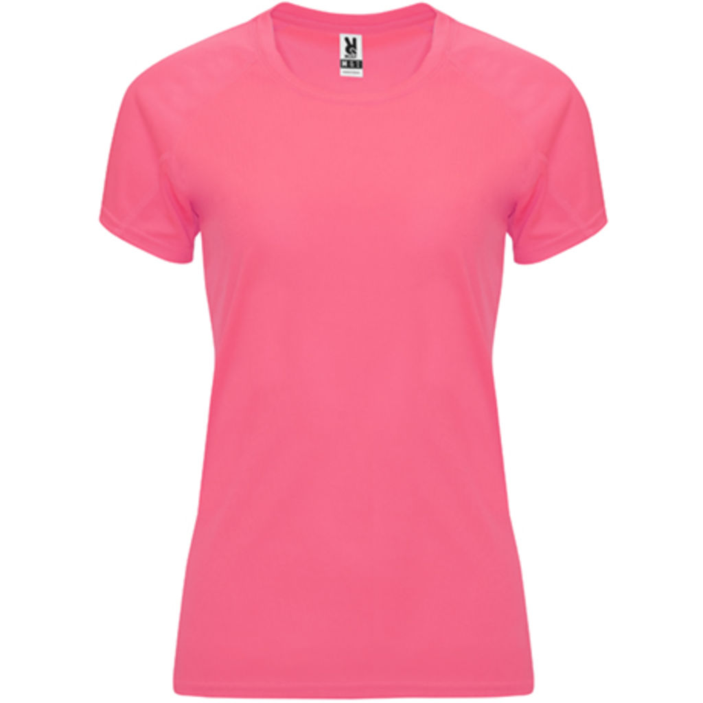 BAHRAIN WOMAN Жіноча футболка з коротким рукавом, колір флюор рожева леді  розмір S