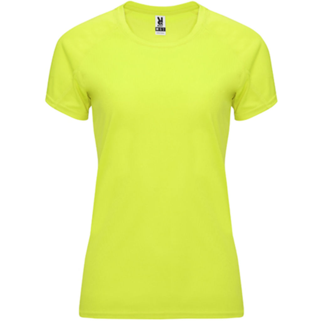 BAHRAIN WOMAN Женская футболка с коротким рукавом, цвет желтый флюорисцентный  размер S