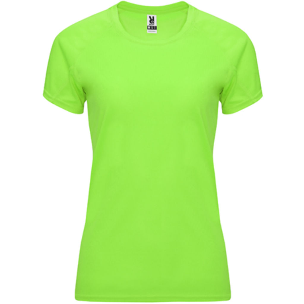 BAHRAIN WOMAN Женская футболка с коротким рукавом, цвет флюорисцентный зеленый  размер S