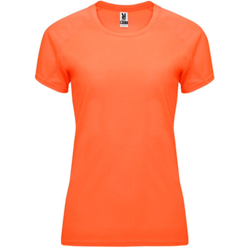 BAHRAIN WOMAN Женская футболка с коротким рукавом, цвет оранжевый флюорисцентный  размер S