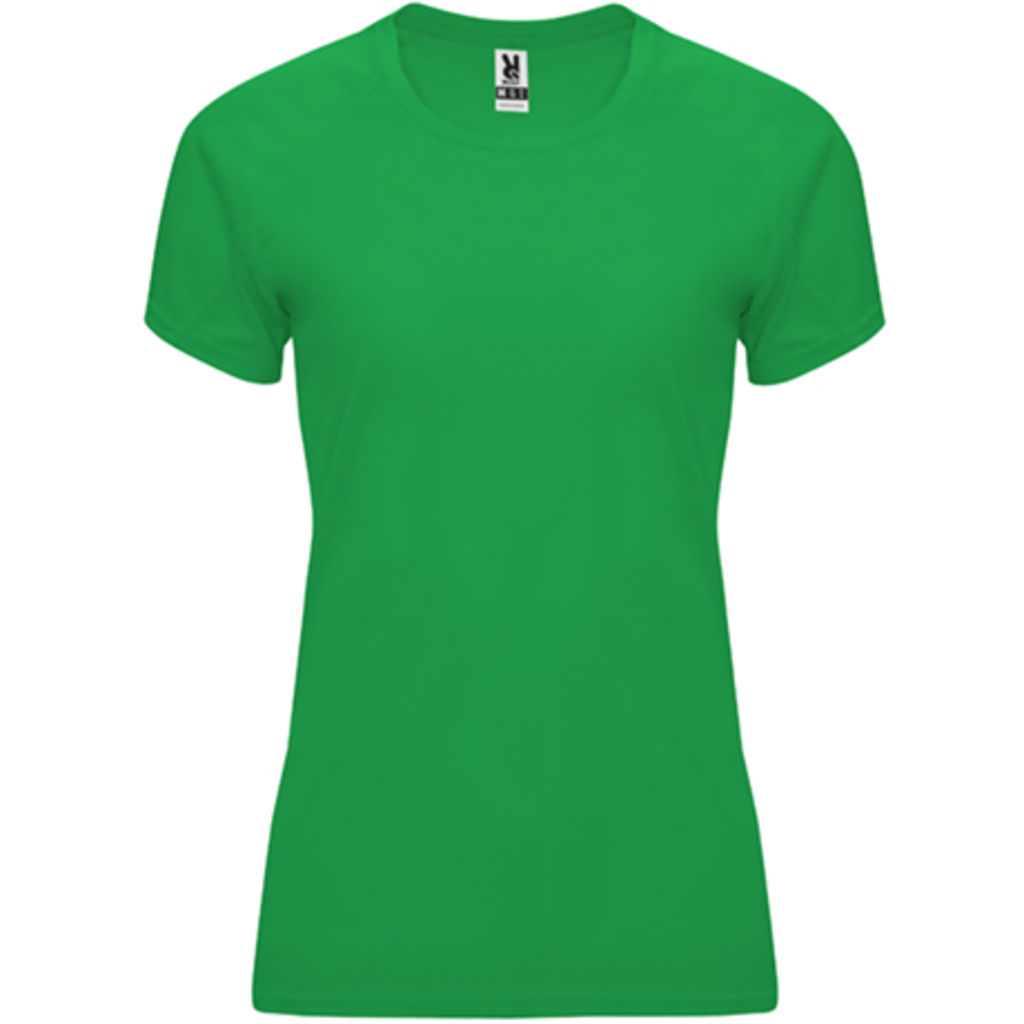 BAHRAIN WOMAN Женская футболка с коротким рукавом, цвет ярко-зеленый  размер XL