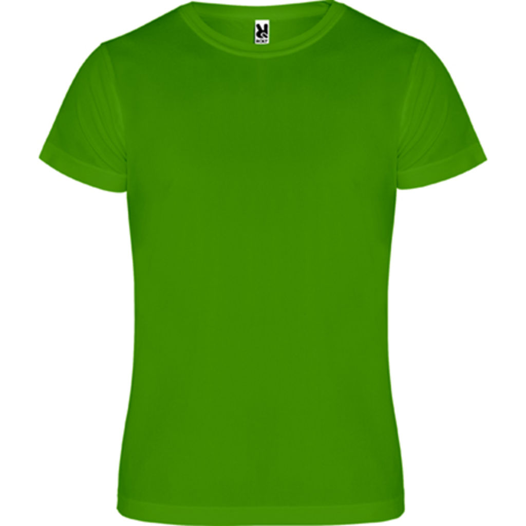 CAMIMERA Спортивная футболка с коротким рукавом, цвет ярко-зеленый  размер 16
