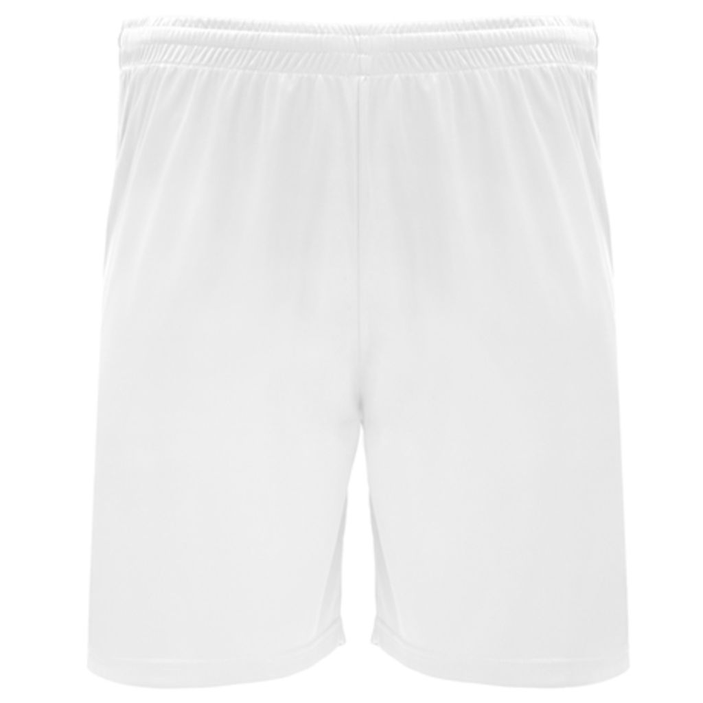 DORTMUND Спортивные шорты с эластичным поясом и внутренним шнурком для регулировки, цвет белый  размер 4