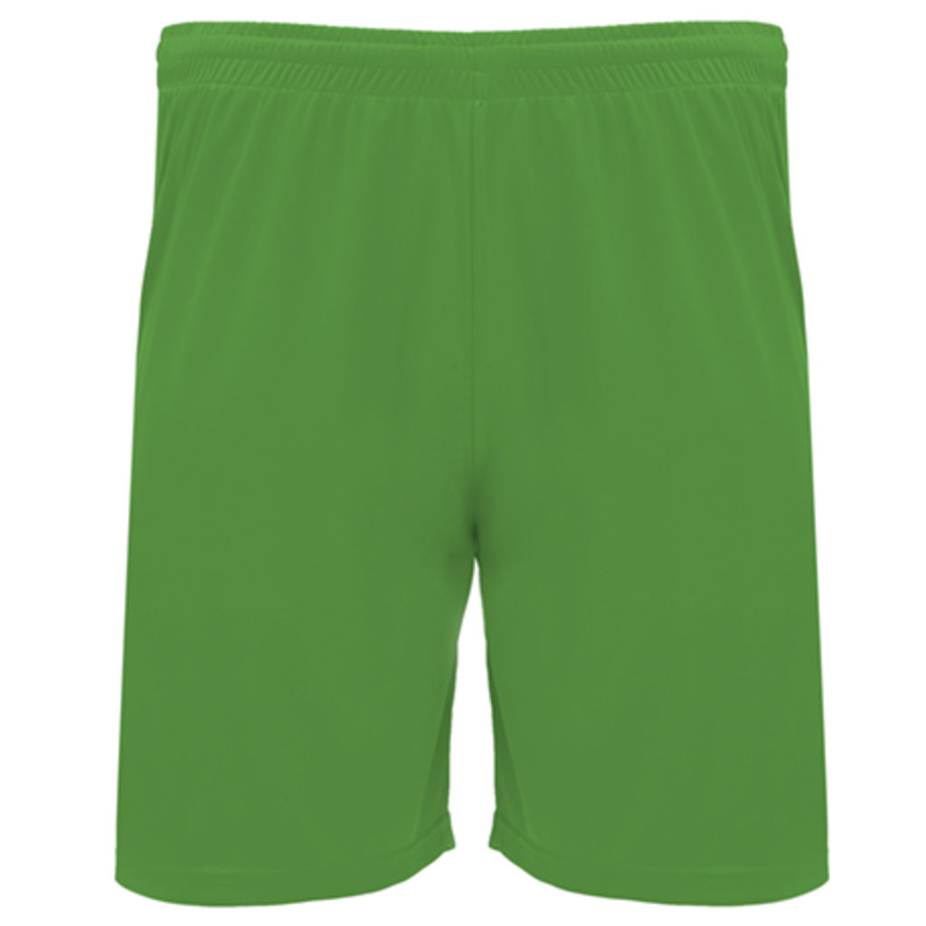 DORTMUND Спортивные шорты с эластичным поясом и внутренним шнурком для регулировки, цвет ярко-зеленый  размер 4