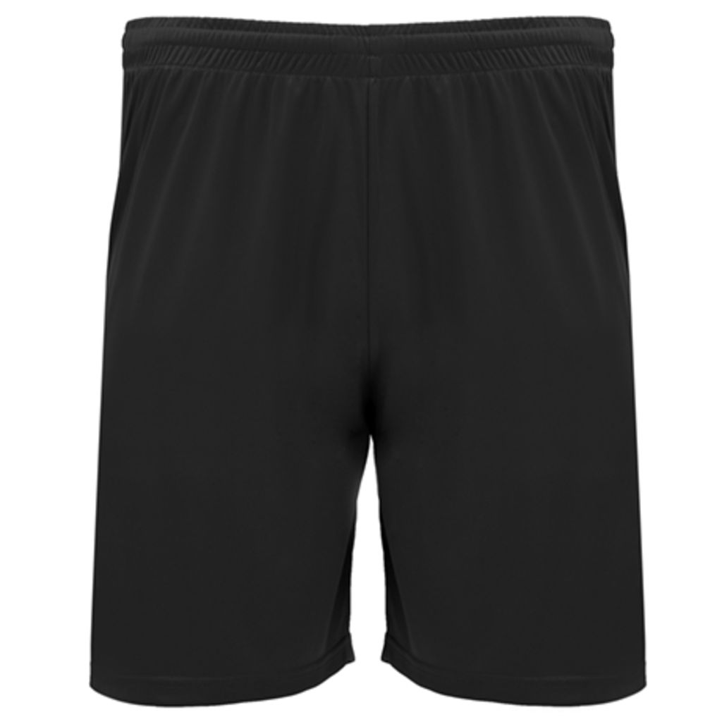 DORTMUND Спортивные шорты с эластичным поясом и внутренним шнурком для регулировки, цвет черный  размер 8