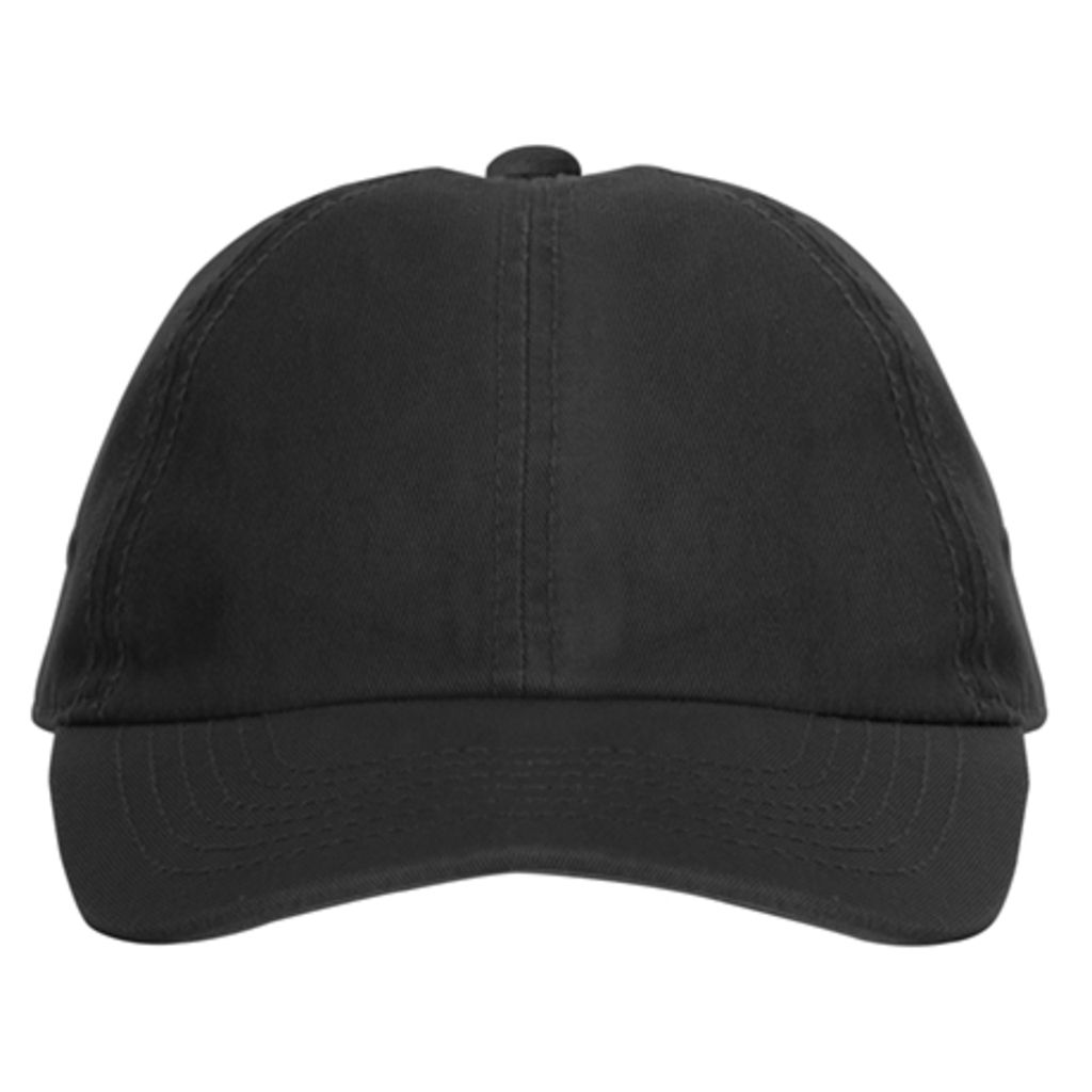 TERRA 6-панельна кепка, колір чорний  розмір ONE SIZE