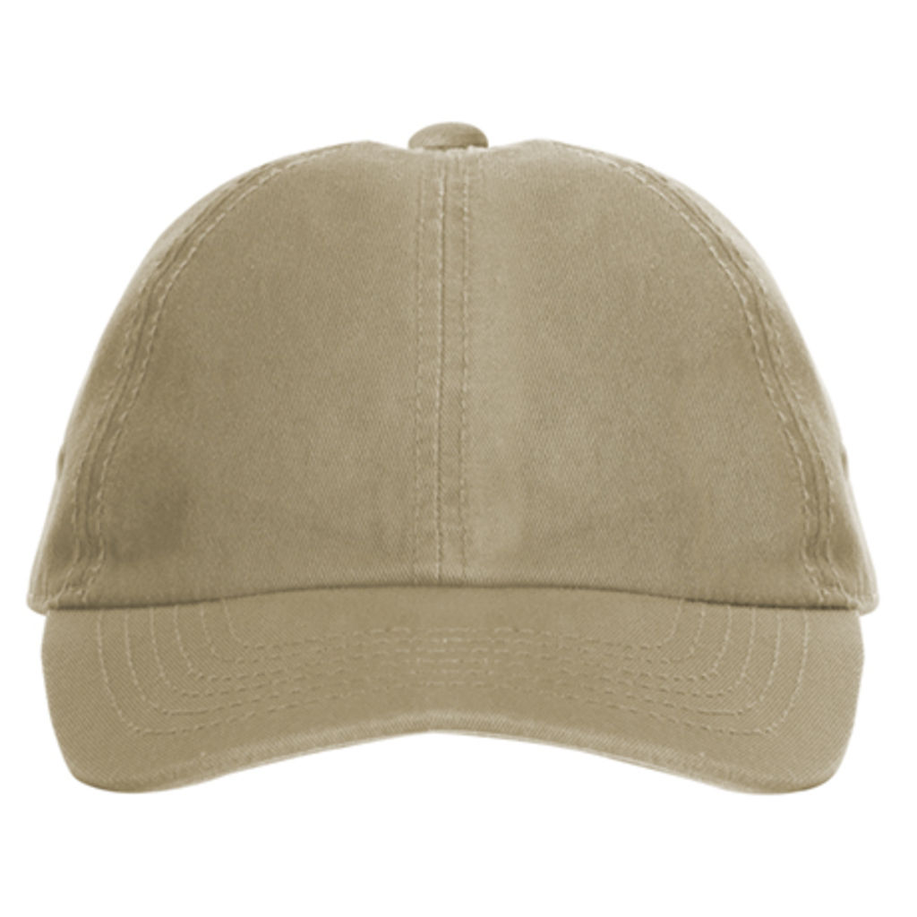 TERRA 6-панельна кепка, колір пісочний  розмір ONE SIZE