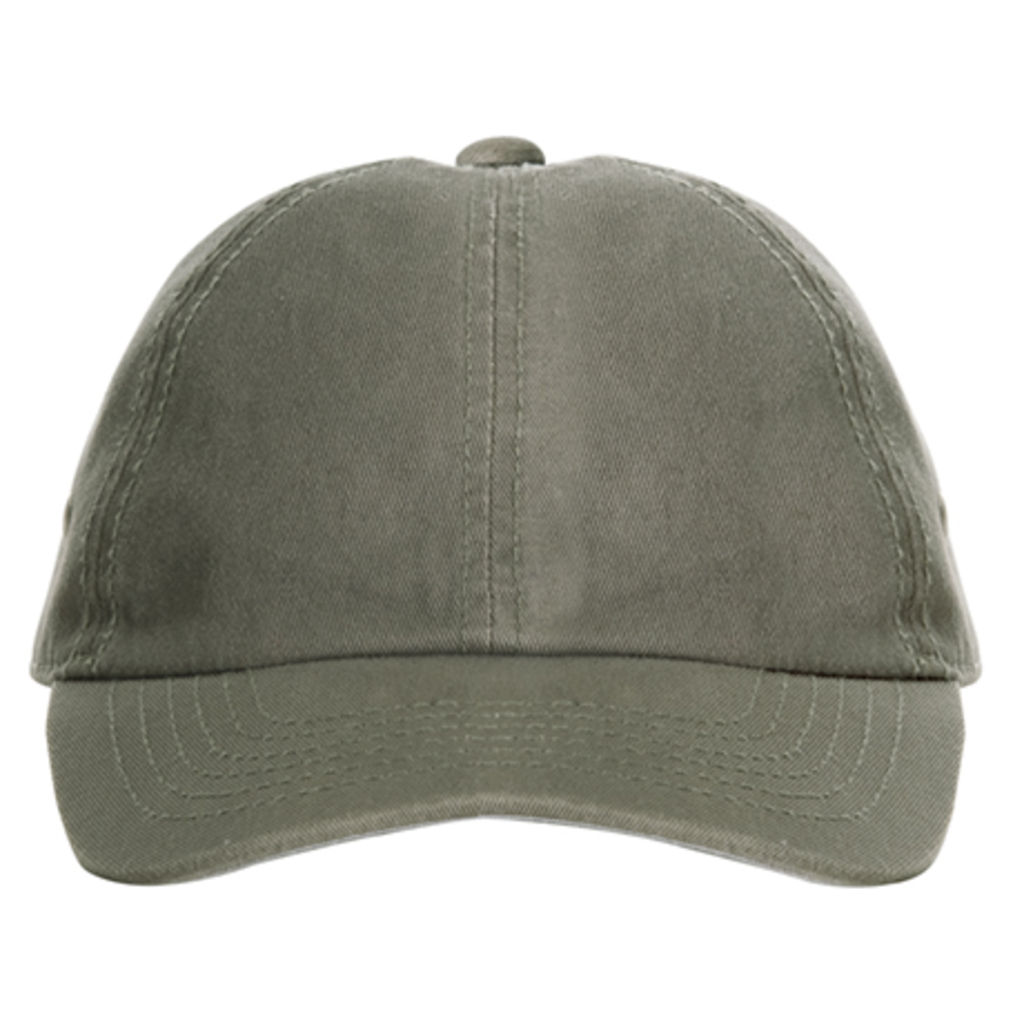TERRA 6-панельна кепка, колір армійський зелений  розмір ONE SIZE