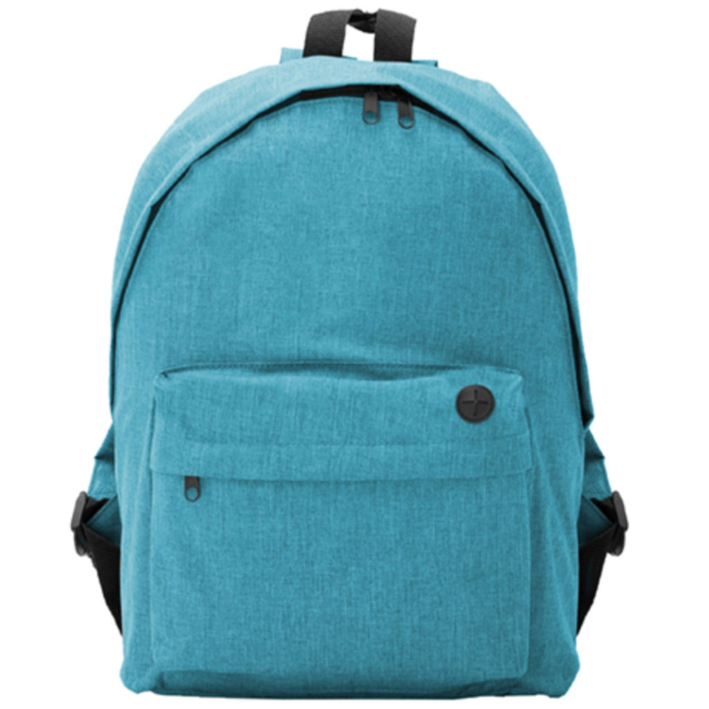 TEROS Базовий рюкзак в з мармуровим принтом, колір бірюзовий  розмір ONE SIZE