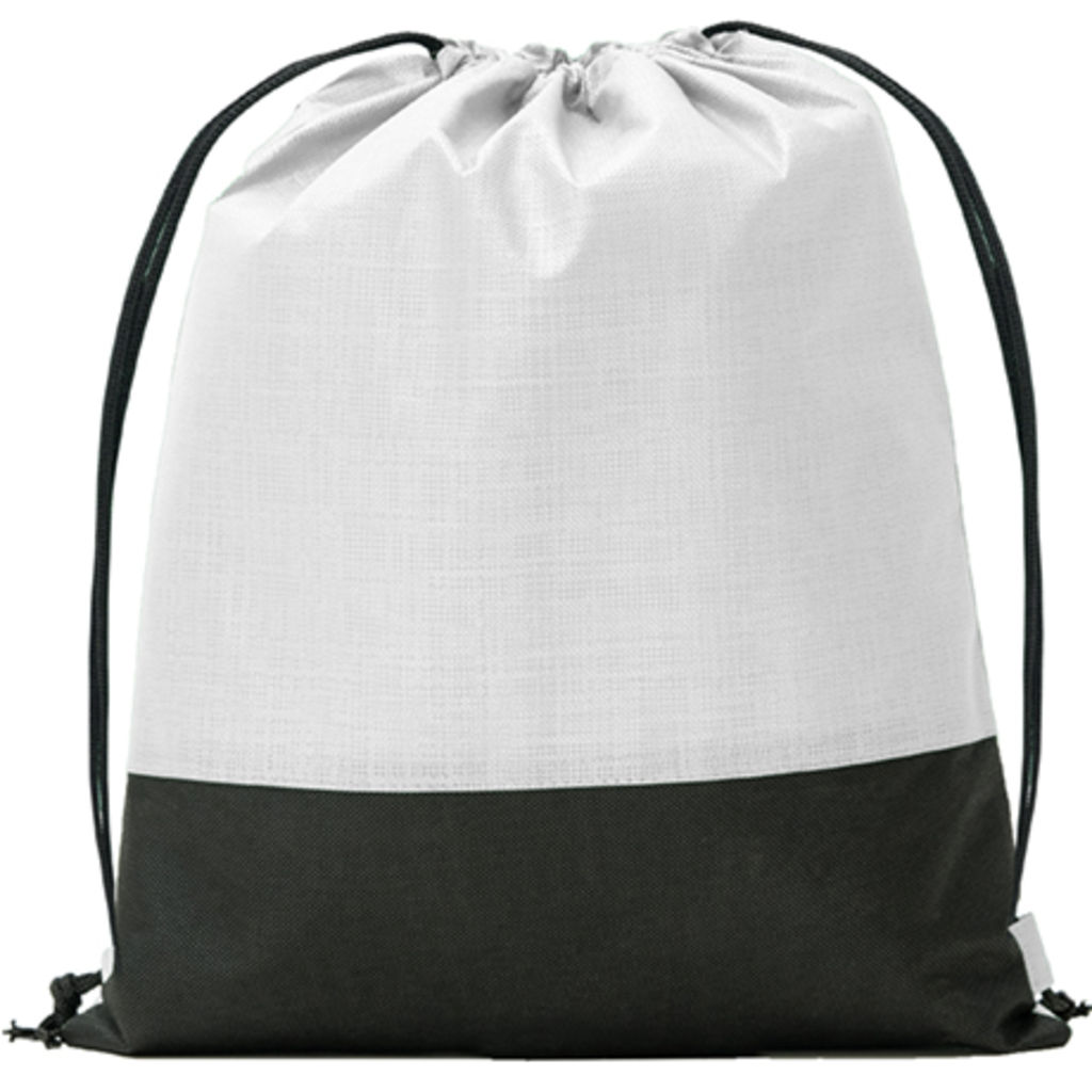 GAVILAN Комбинированная сумка из из спанбонда с эффектом металлик и простого черного материала, цвет белый, черный  размер ONE SIZE