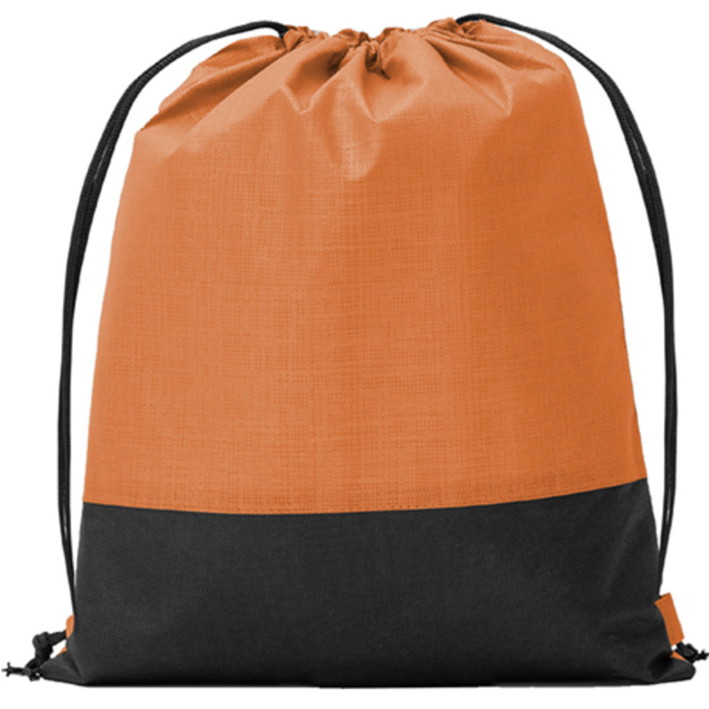 GAVILAN Комбінована сумка з з спанбонду з ефектом металік і простого чорного, колір помаранчевий, чорний  розмір ONE SIZE