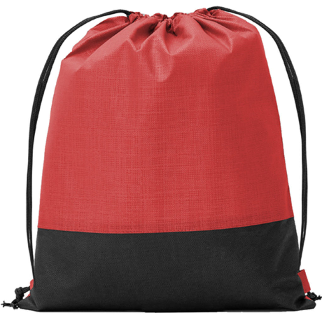 GAVILAN Комбінована сумка з з спанбонду з ефектом металік і простого чорного, колір червоний, чорний  розмір ONE SIZE