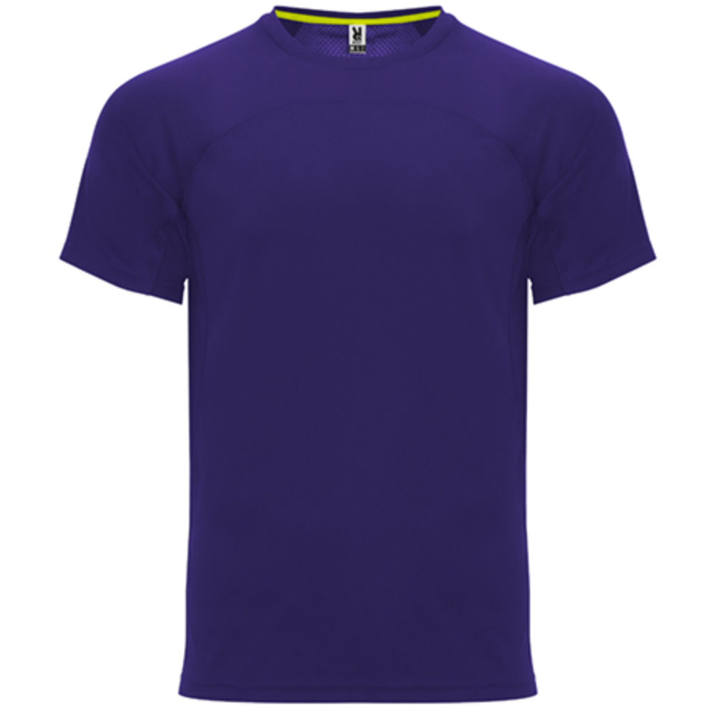 MONACO Футболка унисекс с коротким рукавом, цвет пурпурный  размер XS