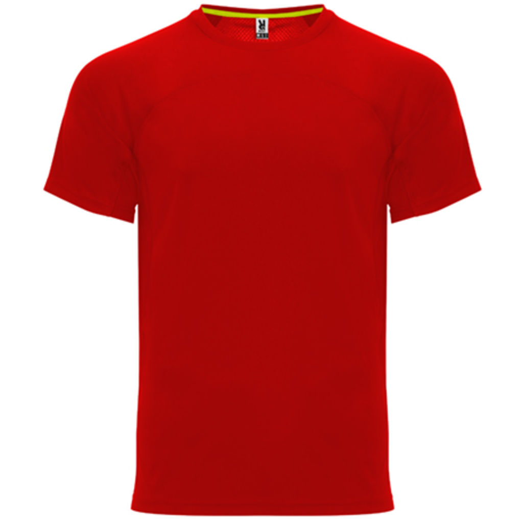 MONACO Футболка унисекс с коротким рукавом, цвет красный  размер XL