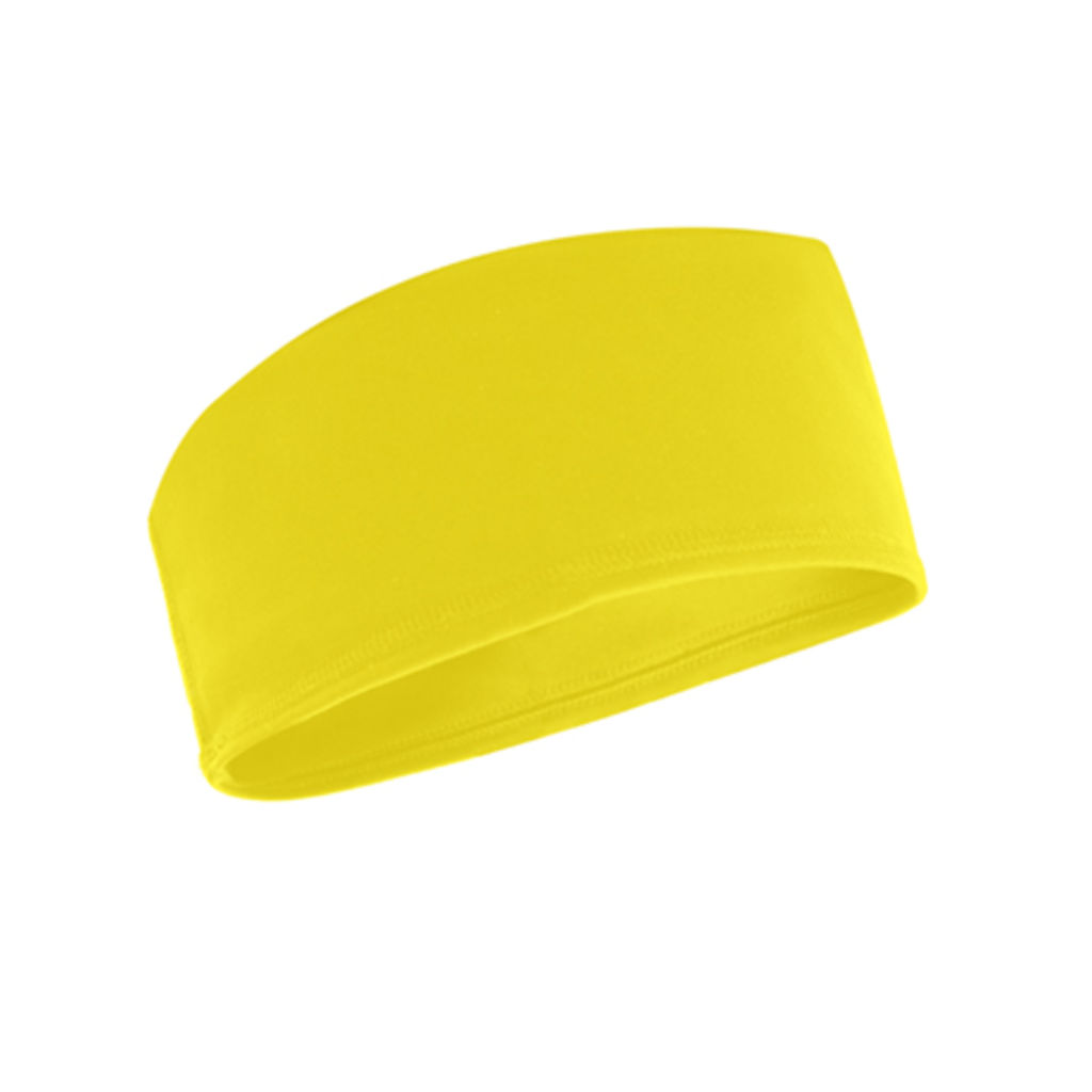 CROSSFITTER Техническая двуслойная повязка для бега, цвет желтый флюорисцентный  размер ONE SIZE