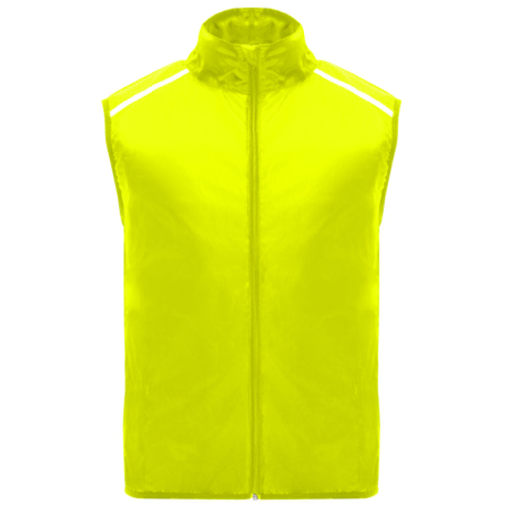JANNU Легкий жилет для бігу, колір жовтий флюорісцентний  розмір XS