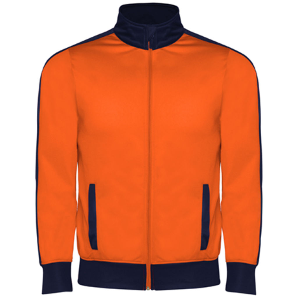 ESPARTA Костюм спортивний комбінований із куртки та штанів, колір помаранчовий, темно-синій  розмір S