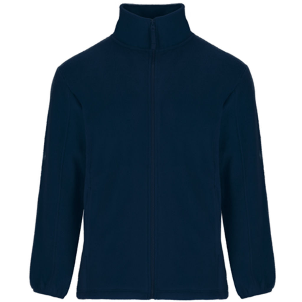 ARTIC Флісова куртка з високим коміром і підкладкою в тон, колір темно-синій  розмір M