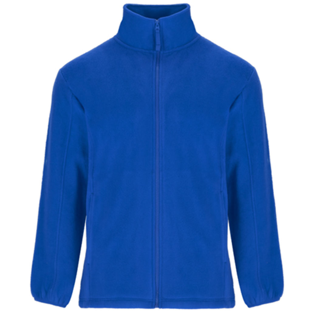 ARTIC Флісова куртка з високим коміром і підкладкою в тон, колір яскраво-синій  розмір 4