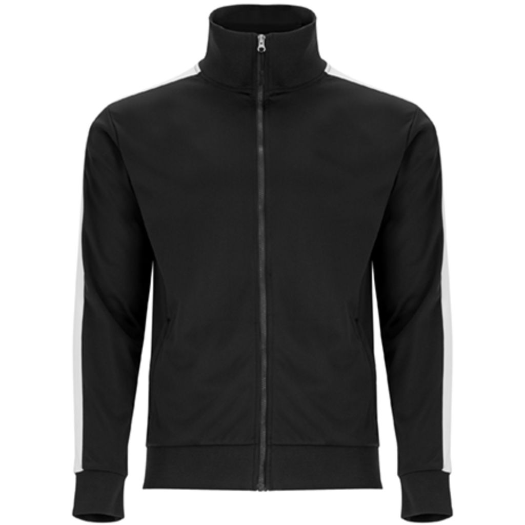 CRETA Комбинированный спортивный костюм из куртки и штанов:, цвет черный  размер S