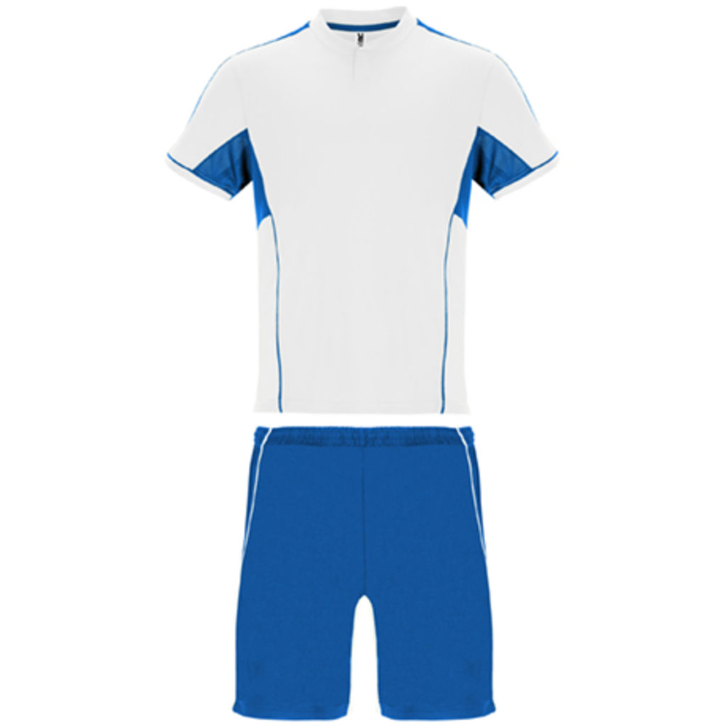 BOCA Спортивный комплект комбинированный из трех тканей:, цвет белый, королевский синий  размер M