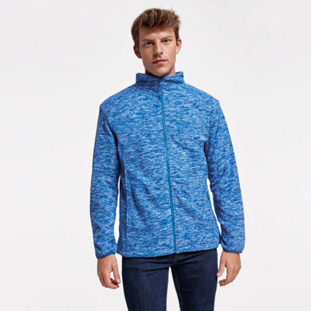 ARTIC Флісова куртка з високим коміром і підкладкою в тон, колір heather royal  розмір 3XL - CQ641206248- Фото №2