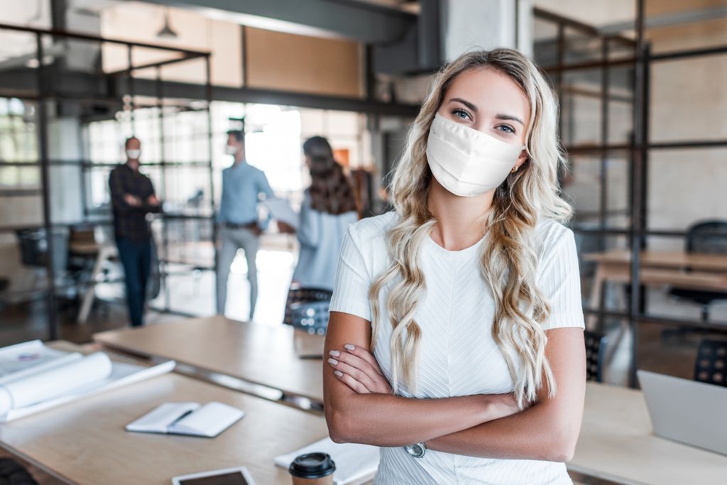 Маска для обличчя WashMask, колір білий - AP718394-01- Фото №6