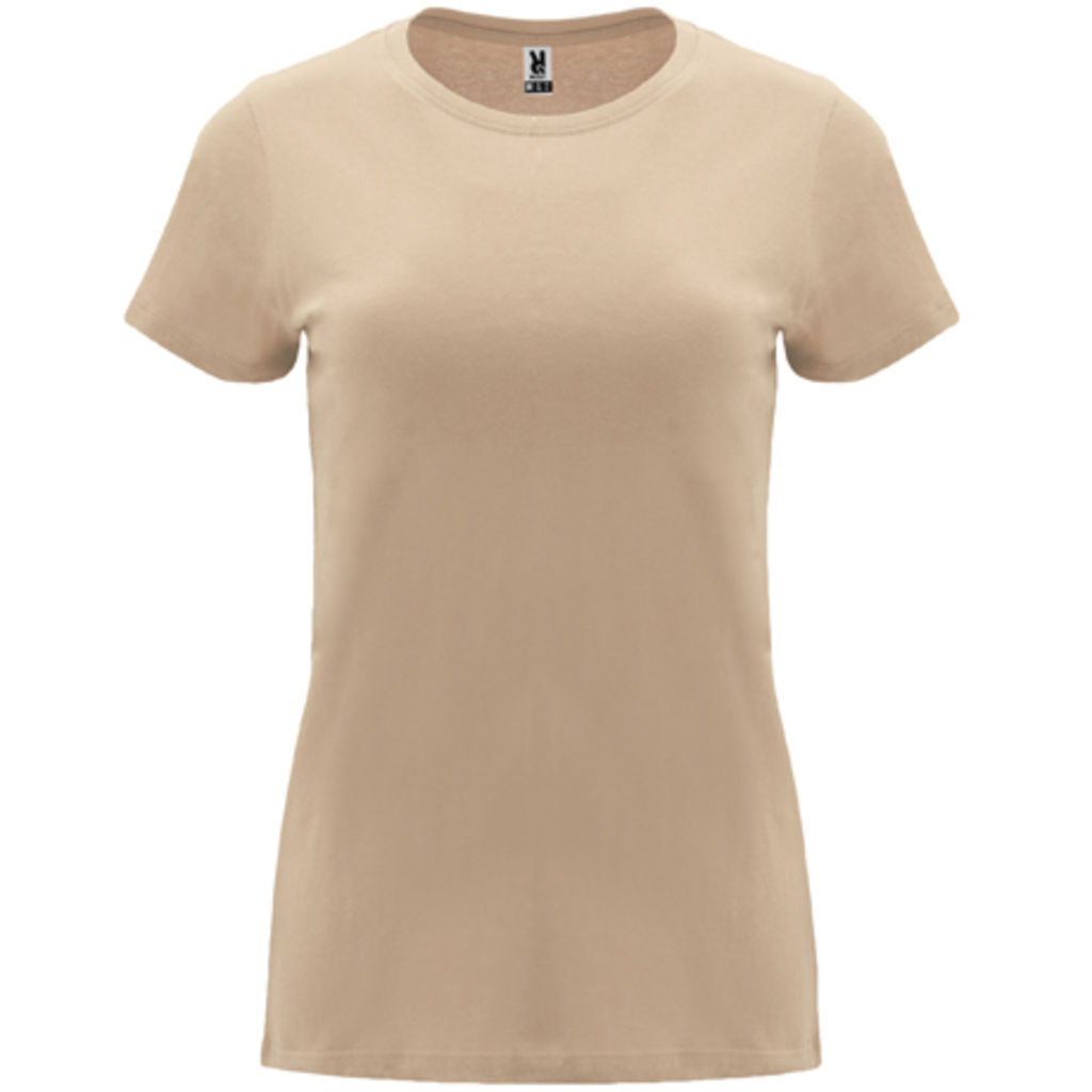 CAPRI Жіноча футболка з коротким рукавом, колір пісочний  розмір S