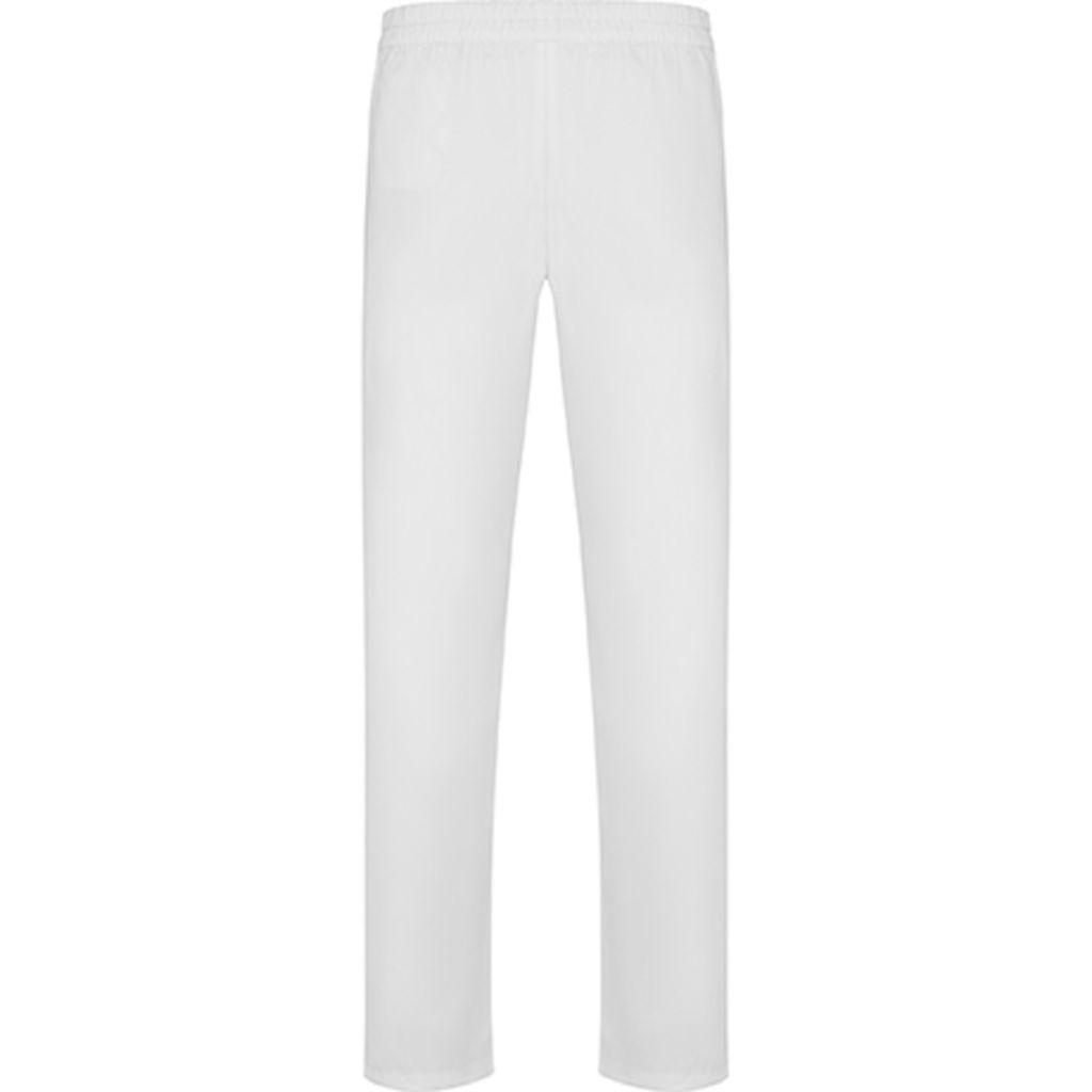  Довгі штани унісекс прямого крою, колір білий  розмір XS