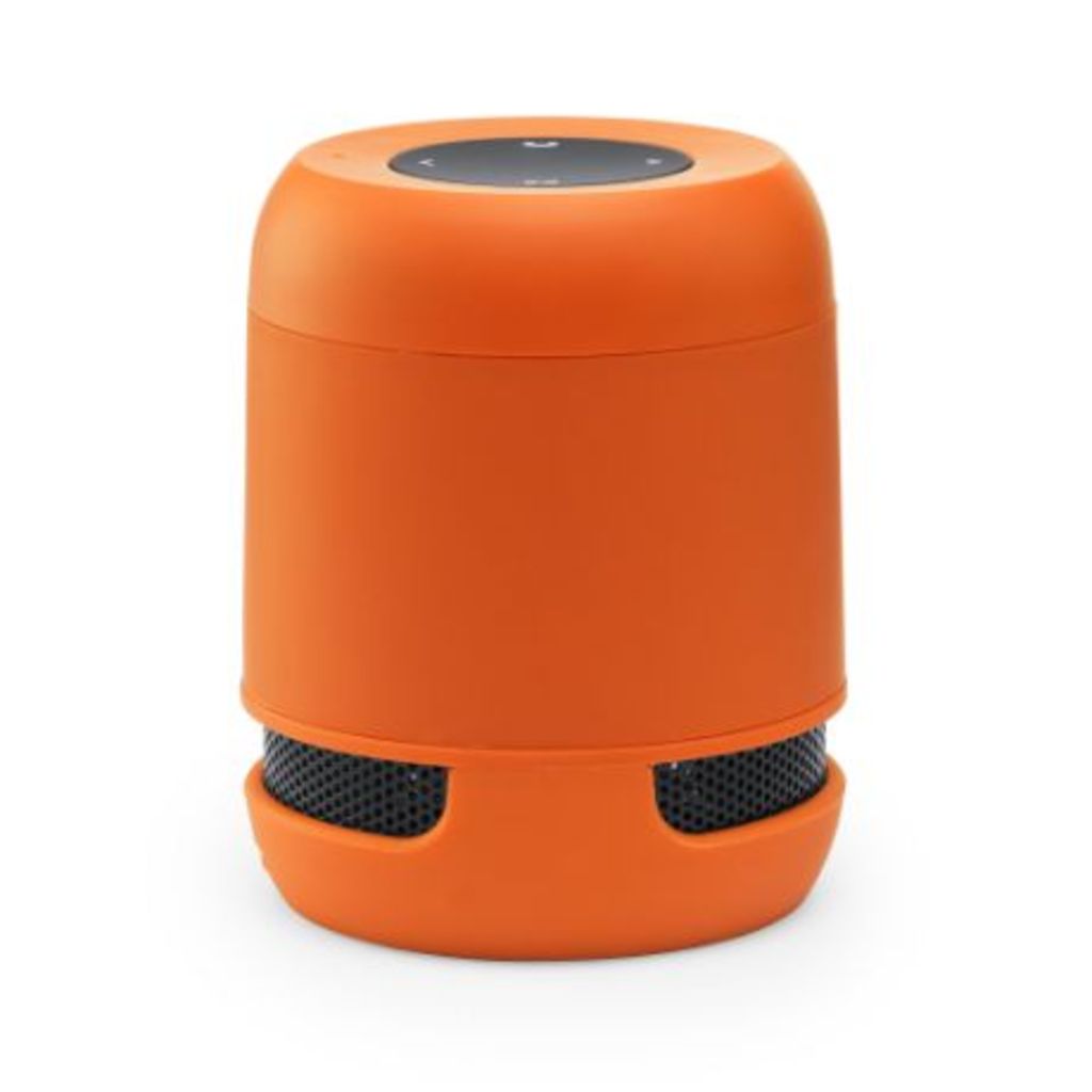 Радиодинамик в корпусе из ABS с мягкой на ощупь поверхностью, цвет апельсиновый