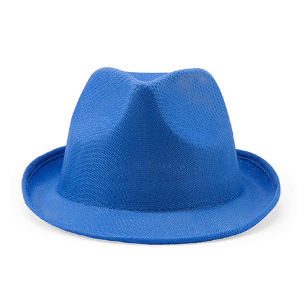 Шляпа из полиэстера, цвет яркий синий