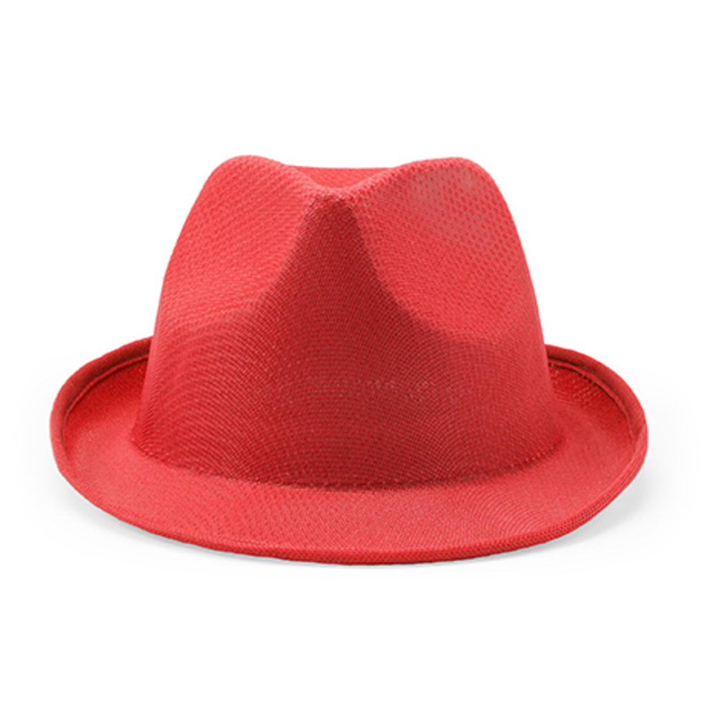 Шляпа из полиэстера, цвет красный