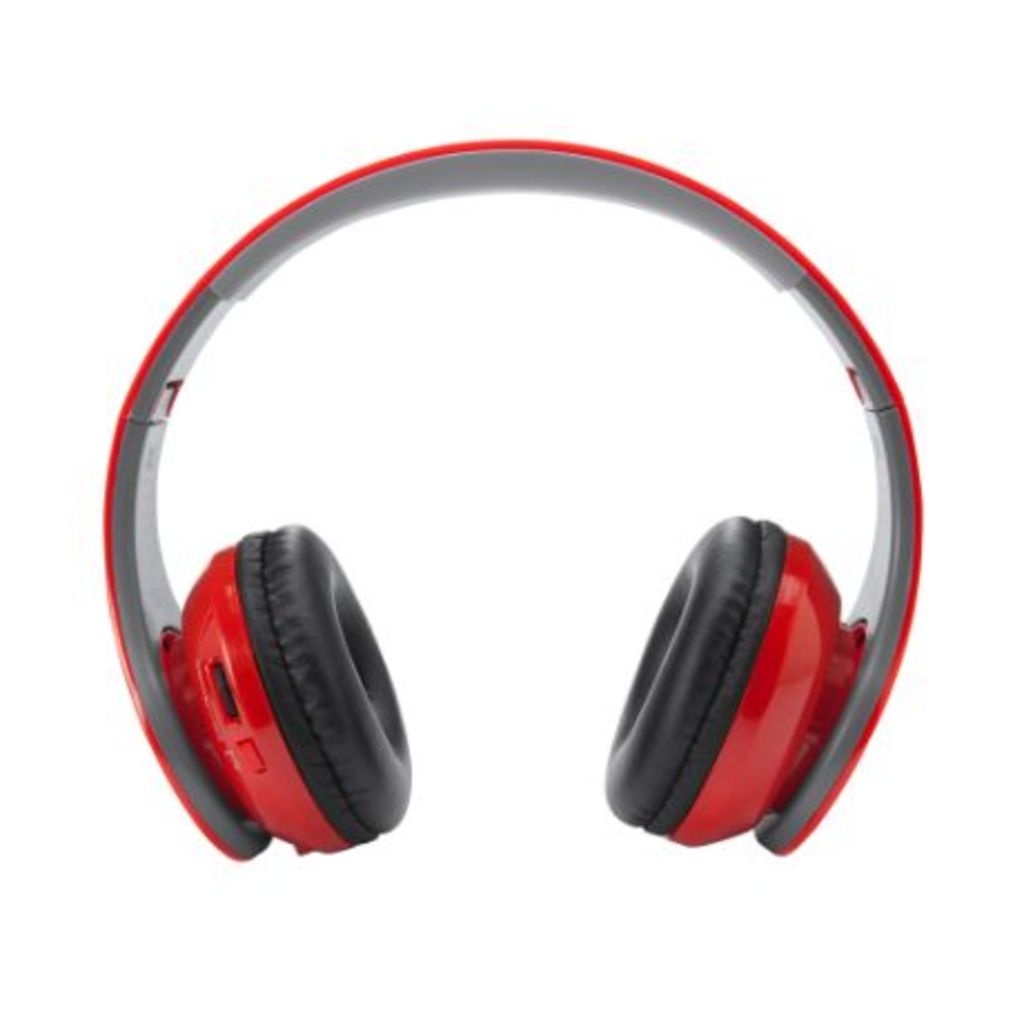 Бездротові навушники з Bluetooth 5, колір червоний