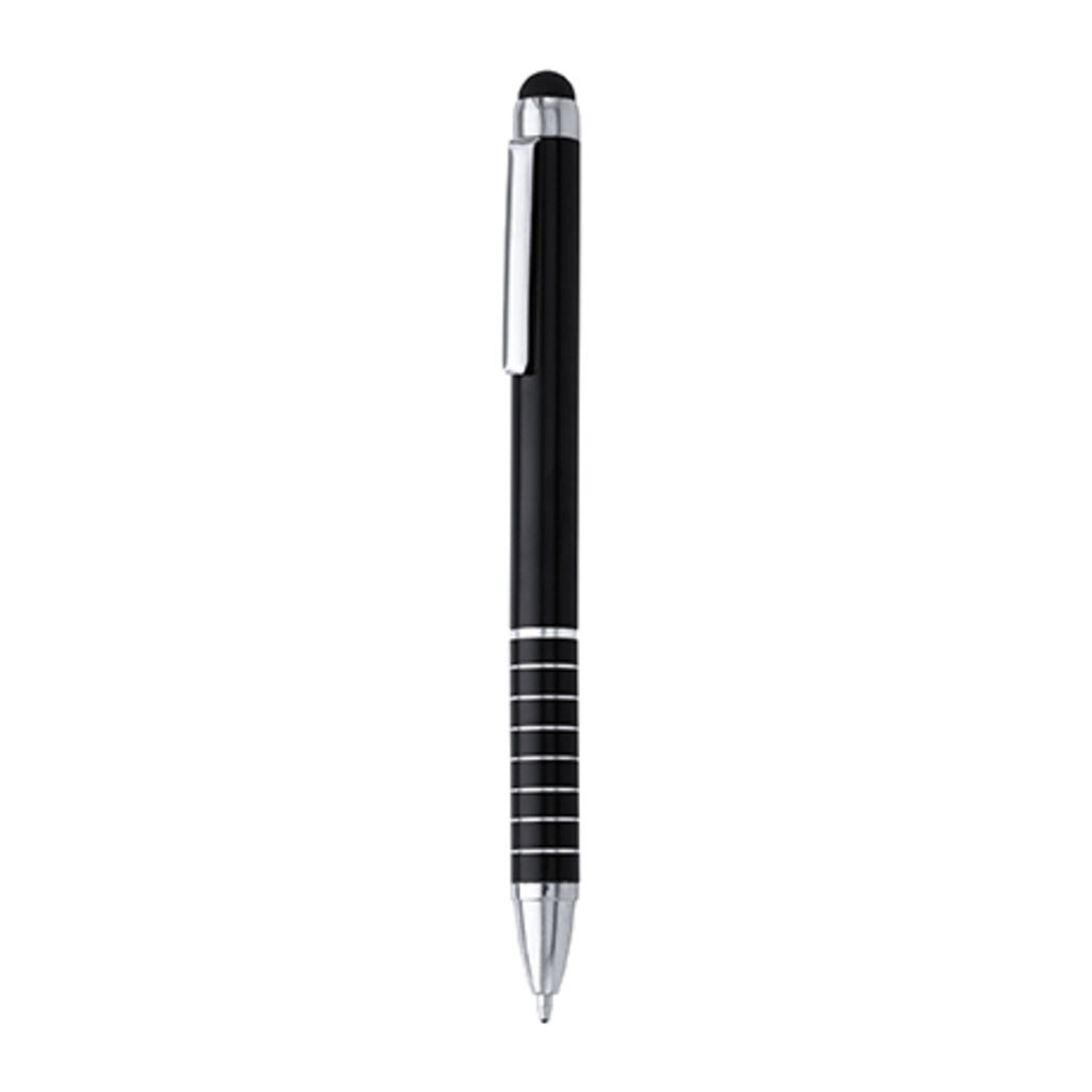Алюмінієва ручка з поворотним механізмом і сенсором, колір чорний